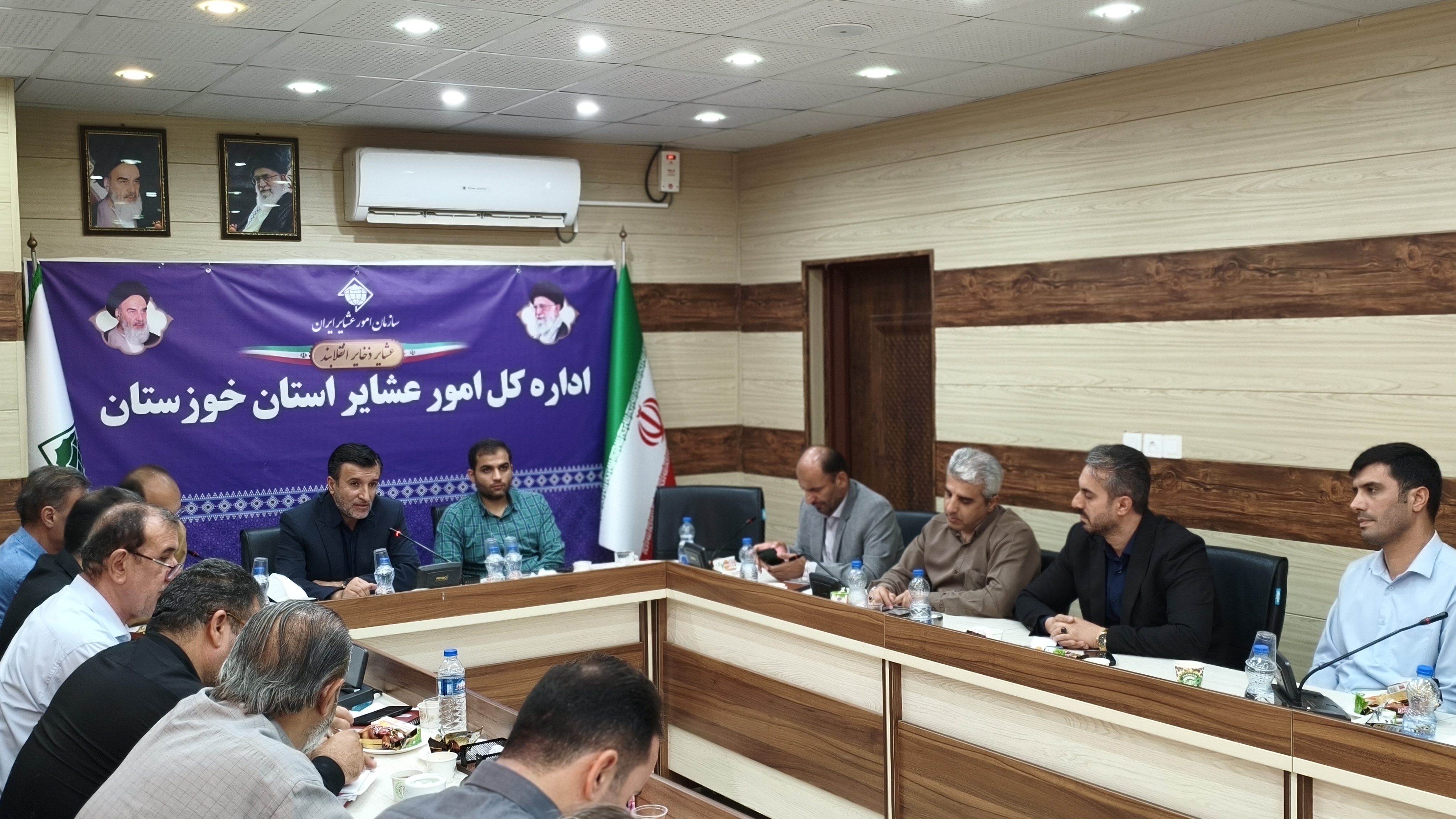 برگزاری جلسه مدیران ستادی و شهرستانی اداره کل امور عشایر خوزستان با محوریت کوچ پاییزی عشایر